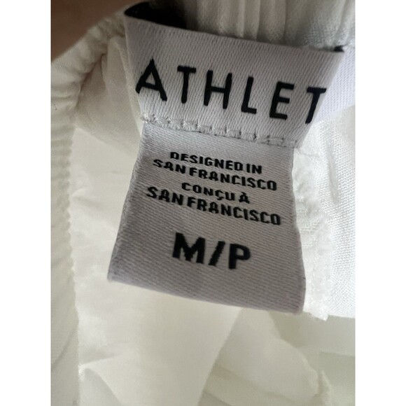 Athleta Paradise Mid Rise Wide Leg Pant For Women,  Size M, Petite White - Picture 6 of 11